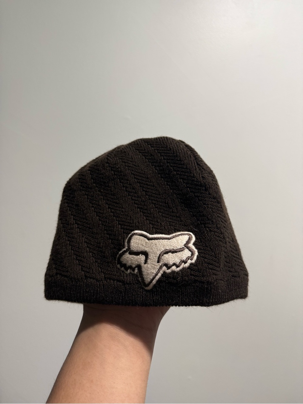 Womens Brown Fox Racing Beanie
